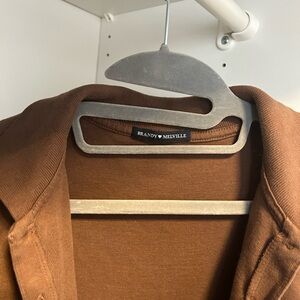 Brandy Melville Brown Button Up